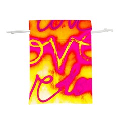 Pop Art Love Graffiti Lightweight Drawstring Pouch (l) by essentialimage365