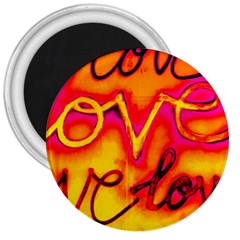  Graffiti Love 3  Magnets by essentialimage365