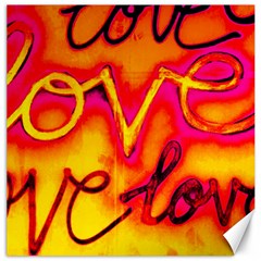  Graffiti Love Canvas 16  X 16  by essentialimage365