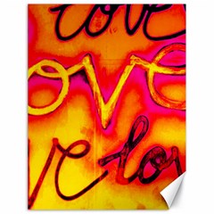  Graffiti Love Canvas 18  X 24  by essentialimage365