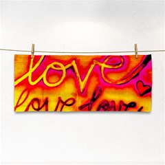  Graffiti Love Hand Towel by essentialimage365