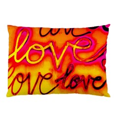  Graffiti Love Pillow Case by essentialimage365