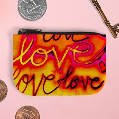  Graffiti Love Mini Coin Purse by essentialimage365