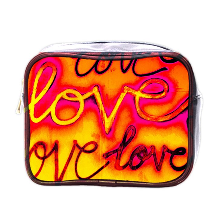  Graffiti Love Mini Toiletries Bag (One Side)