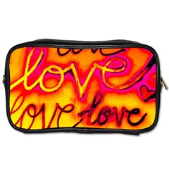  Graffiti Love Toiletries Bag (one Side) by essentialimage365