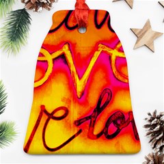  Graffiti Love Ornament (bell) by essentialimage365