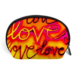  Graffiti Love Accessory Pouch (large) by essentialimage365