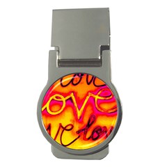  Graffiti Love Money Clips (round)  by essentialimage365