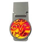  Graffiti Love Money Clips (Round)  Front