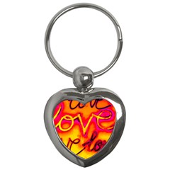  Graffiti Love Key Chain (heart) by essentialimage365