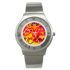  Graffiti Love Stainless Steel Watch by essentialimage365