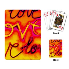  Graffiti Love Playing Cards Single Design (rectangle) by essentialimage365