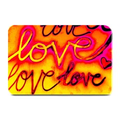  Graffiti Love Plate Mats by essentialimage365