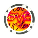  Graffiti Love Poker Chip Card Guard (10 pack) Front