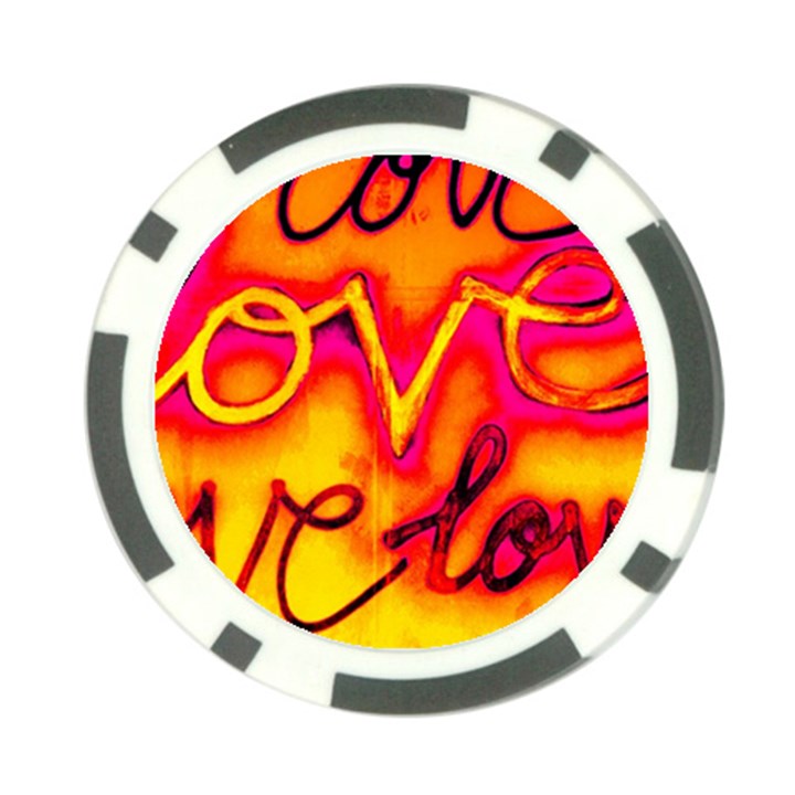  Graffiti Love Poker Chip Card Guard (10 pack)