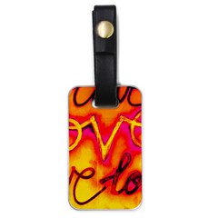  Graffiti Love Luggage Tag (one Side) by essentialimage365