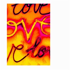  Graffiti Love Large Garden Flag (two Sides) by essentialimage365