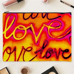  Graffiti Love Cosmetic Bag (xxxl) by essentialimage365