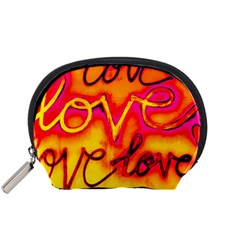  Graffiti Love Accessory Pouch (small) by essentialimage365