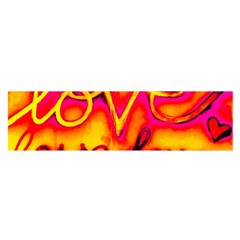  Graffiti Love Satin Scarf (oblong) by essentialimage365