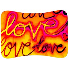  Graffiti Love Velour Seat Head Rest Cushion by essentialimage365