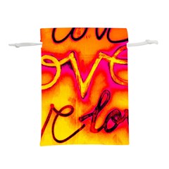  Graffiti Love Lightweight Drawstring Pouch (l) by essentialimage365