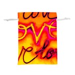  Graffiti Love Lightweight Drawstring Pouch (L) Front