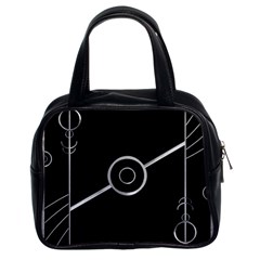 Derivation And Variation 3 Classic Handbag (two Sides) by dflcprintsclothing