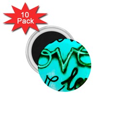  Graffiti Love 1 75  Magnets (10 Pack)  by essentialimage365