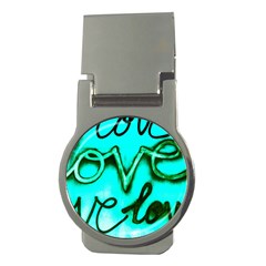  Graffiti Love Money Clips (round)  by essentialimage365