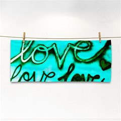  Graffiti Love Hand Towel by essentialimage365