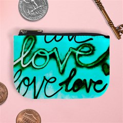  Graffiti Love Mini Coin Purse by essentialimage365