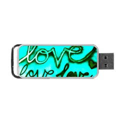  Graffiti Love Portable Usb Flash (one Side) by essentialimage365