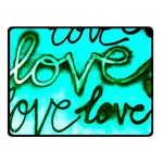  Graffiti Love Double Sided Fleece Blanket (Small)  45 x34  Blanket Front