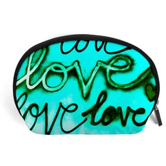  Graffiti Love Accessory Pouch (large) by essentialimage365