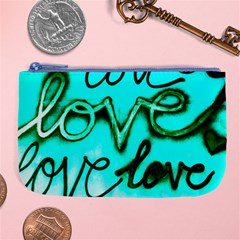  Graffiti Love Large Coin Purse by essentialimage365