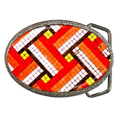 Pop Art Mosaic Belt Buckles