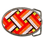 Pop Art Mosaic Belt Buckles Front