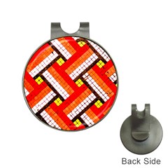 Pop Art Mosaic Hat Clips With Golf Markers by essentialimage365