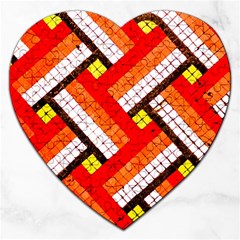 Pop Art Mosaic Jigsaw Puzzle (heart) by essentialimage365