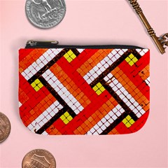 Pop Art Mosaic Mini Coin Purse by essentialimage365