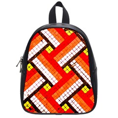 Pop Art Mosaic School Bag (small) by essentialimage365