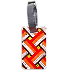 Pop Art Mosaic Luggage Tag (one Side) by essentialimage365