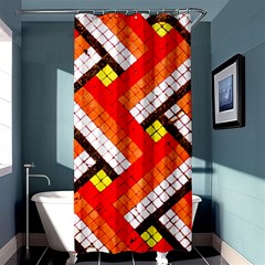 Pop Art Mosaic Shower Curtain 36  X 72  (stall)  by essentialimage365