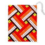 Pop Art Mosaic Drawstring Pouch (5XL) Front