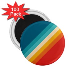 Classic Retro Stripes 2 25  Magnets (100 Pack) 