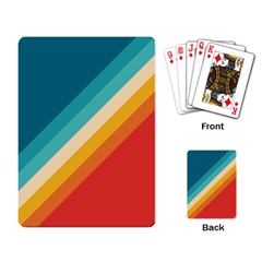 Classic Retro Stripes Playing Cards Single Design (rectangle) by AlphaOmega