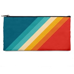 Classic Retro Stripes Pencil Case by AlphaOmega