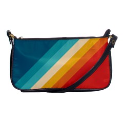 Classic Retro Stripes Shoulder Clutch Bag by AlphaOmega