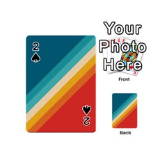 Classic Retro Stripes Playing Cards 54 Designs (mini)